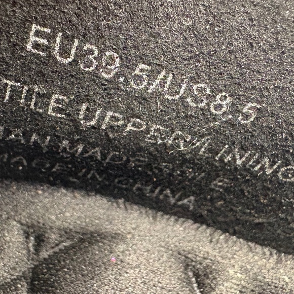 Vivaia Square Toe Water Repellent Loafers Samantha Walker Black Womens 8.5 - Picture 9 of 13